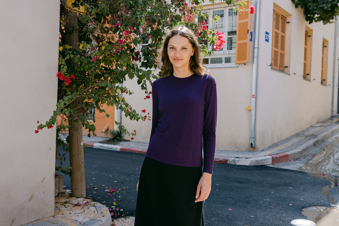 Plum Classic Top