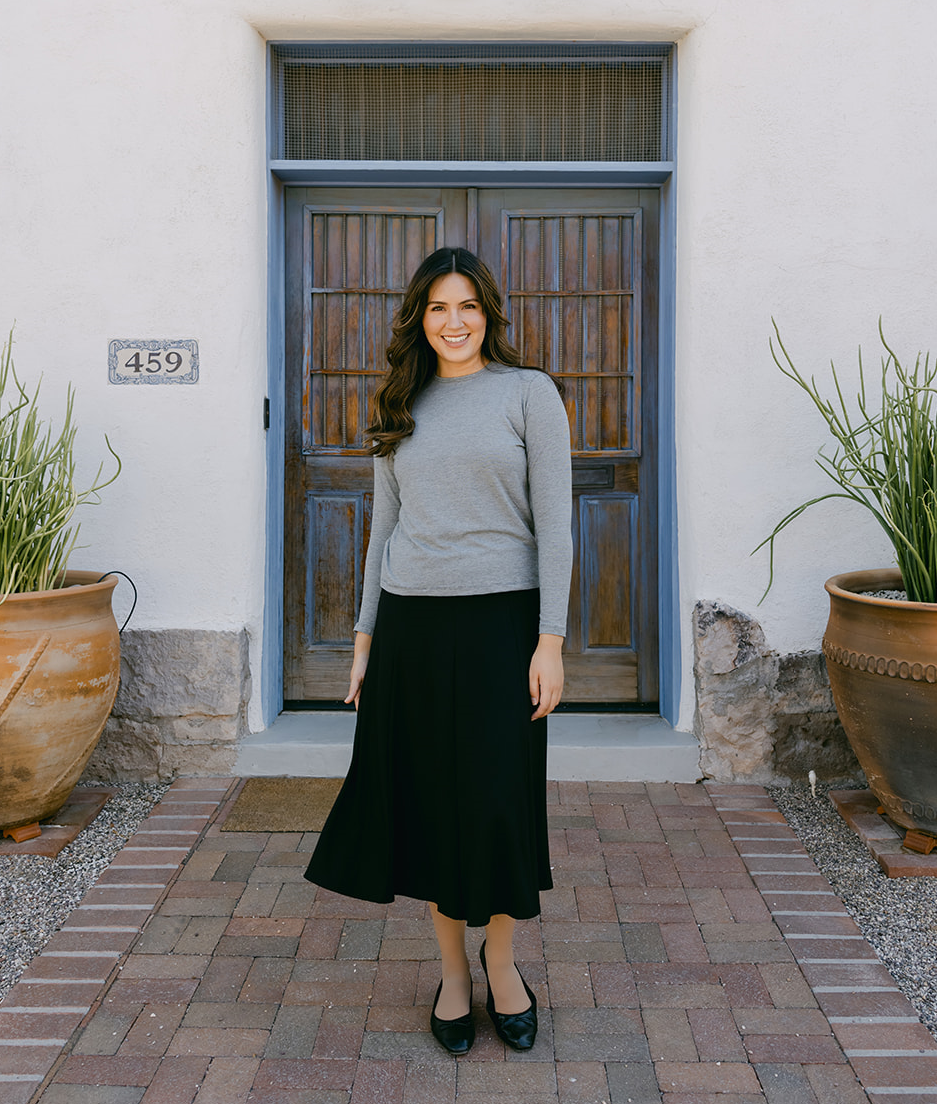 Flecked Cloud Grey Classic Top